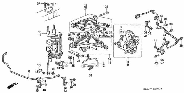 Knuckle for 1999 Acura NSX #0