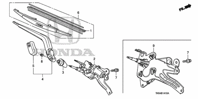 Rear Wiper for 2012 Honda Fit #0
