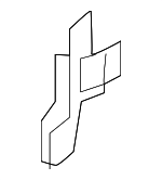 LR118210 - Body: Lower Bracket for Land Rover: Range Rover Evoque Image