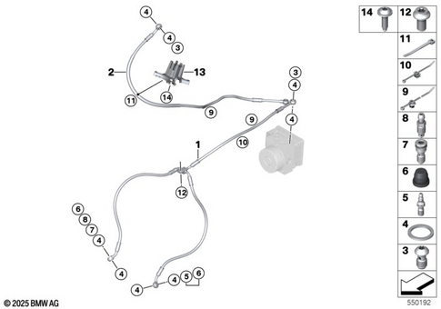 Brake Lines for 2023 BMW-Motorrad R 12 nineT #0