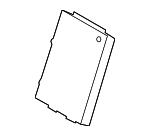 52207213421 - Body: Ski Bag for BMW: 740i, 740Ld xDrive, 740Li, 740Li xDrive, 750i, 750i xDrive, 750Li, 750Li xDrive, 760Li, ActiveHybrid 7 Image