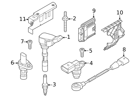 Ignition System for 2019 Volkswagen Tiguan #2