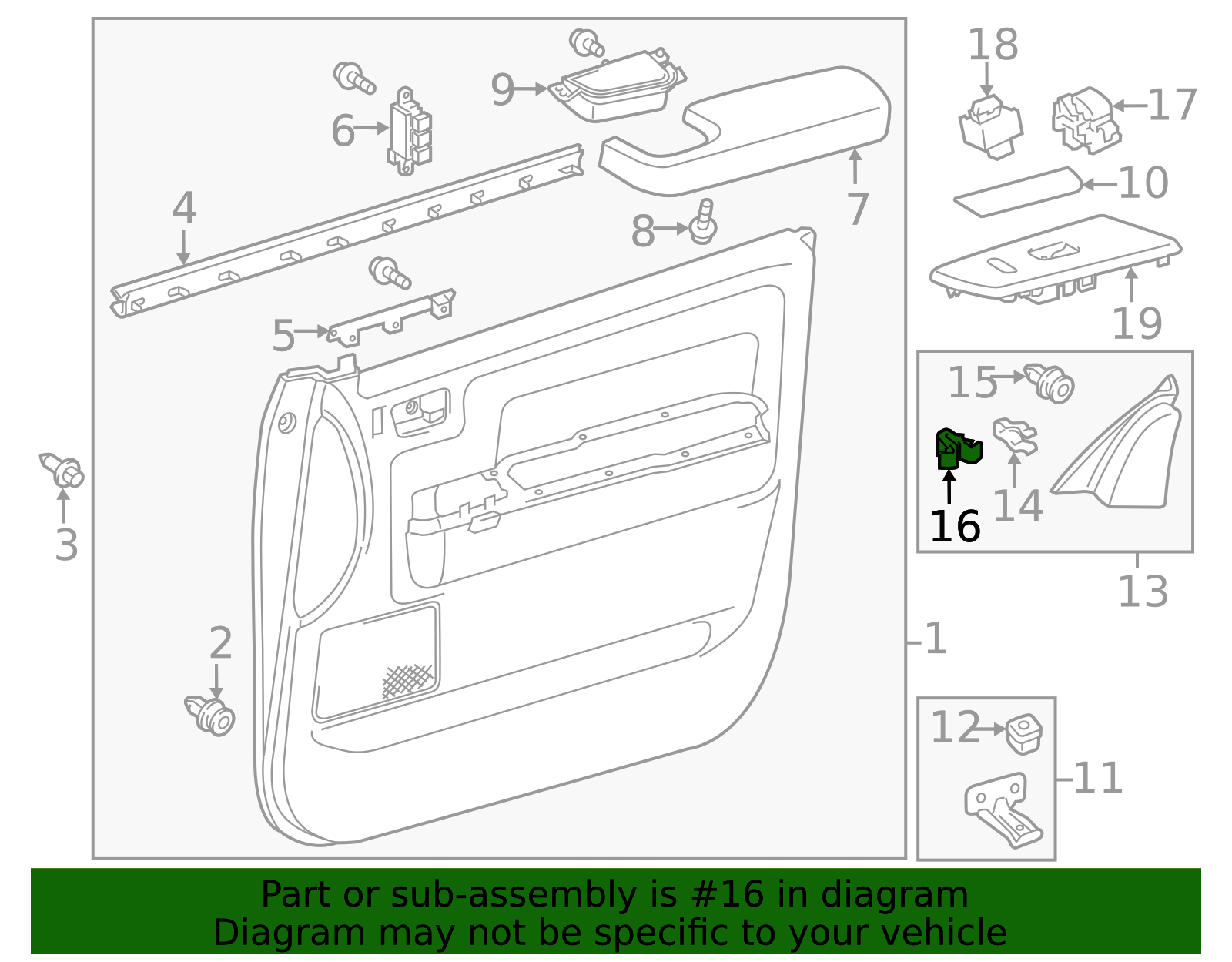 Corner Cover Retainer 67771-58010 | Frontier Toyota