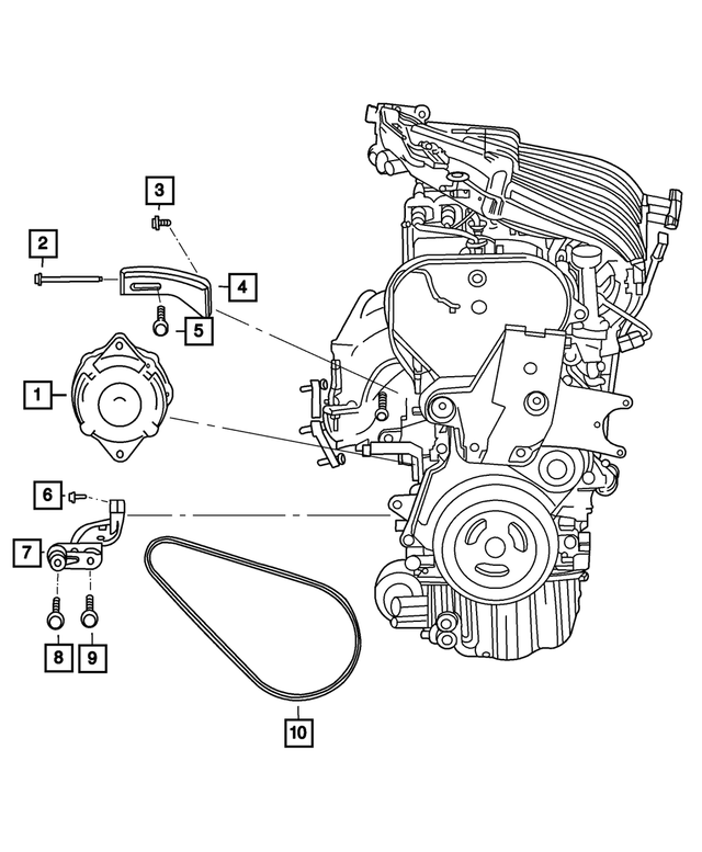 56029915AB - Electrical: Engine Generator for Mopar Image