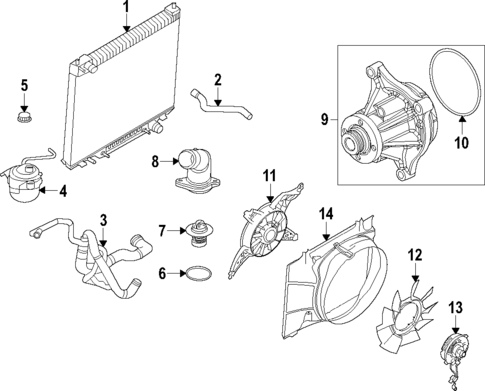 Cooling System for 2017 Ford E-450 Super Duty #0