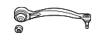 85E407694H - Suspension: Upper Control Arm for Audi Image
