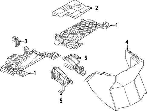 Instrument Panel Components for 2023 BMW iX #1