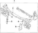 FB0154131A - : Reinforcement - Driver's Side (LH) for Mazda: RX-7 Image