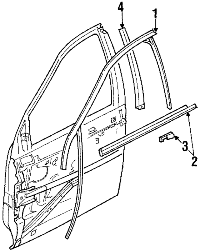 21160158 - : Belt Weather-Strip End Cap for GM Image
