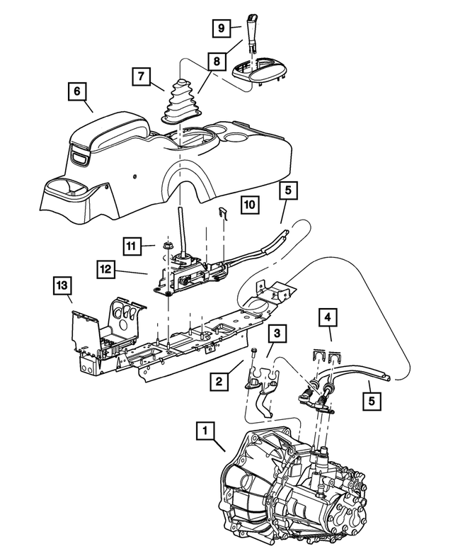 6101611 - NVG Manual Transaxle 5 Speed: Hex Head Screw And Washer for Mopar Image
