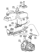 6101611 - NVG Manual Transaxle 5 Speed: Hex Head Screw And Washer for Mopar Image