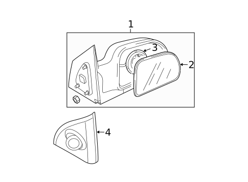 Outside Mirrors for 2007 Kia Sportage #0
