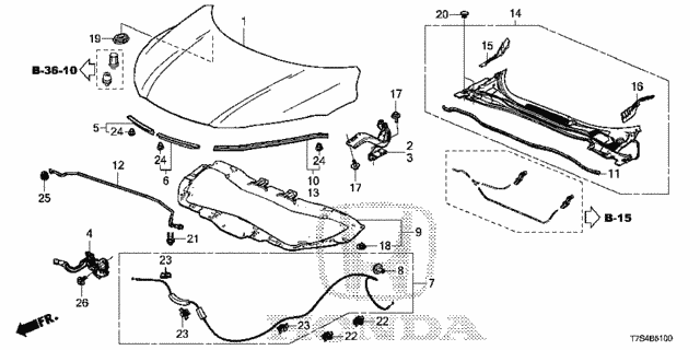 Engine Hood for 2019 Honda HR-V #0