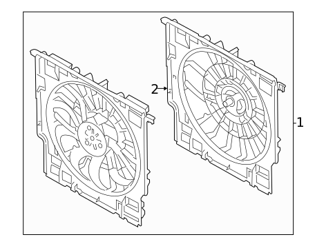Cooling Fan for 2024 BMW X6 #0