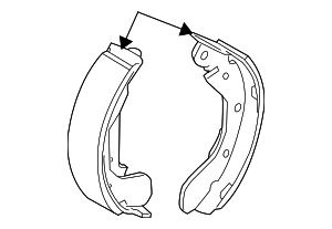 42784756 - : Brake Shoes for Chevrolet: Aveo, Aveo5 | Pontiac: G3 Image
