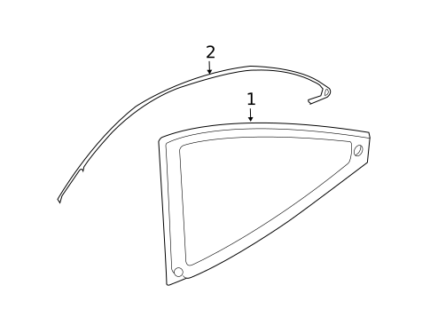 Glass & Hardware for 2009 Ford Taurus #0