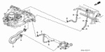 19506P2A000 - Engine: HOSE, ROTARY AIR CONTROL VALVEIN. for Honda Image