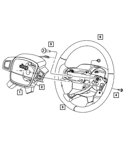 Steering Wheel for 2005 Jeep Grand Cherokee #0