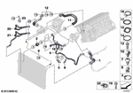 11537581872 - Engine: Hose, Cooler for Engine Oil for BMW Image