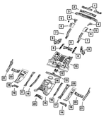 68375211AD - Body Sheet Metal Except Doors: Rear Floor Pan Panel for Mopar Image