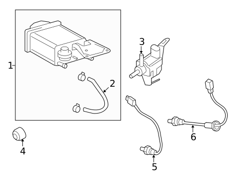Emission Components for 2016 Toyota Yaris #0