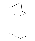 5G0810423 - Body: Lower Bracket for Volkswagen: e-Golf, Golf, Golf Alltrack, Golf R, Golf SportWagen, GTI Image