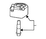 YOC7 - Engine: Motorcraftâ„¢ Oil Cooler for Ford Image