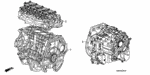 10002RNAA50 - Engine: GENERAL ASSY., CYLINDER BLOCK (DOT) for Honda Image