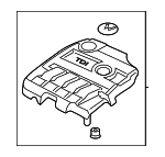 3L103925AM - Engine: Cover for Volkswagen: Beetle, Golf, Jetta Image
