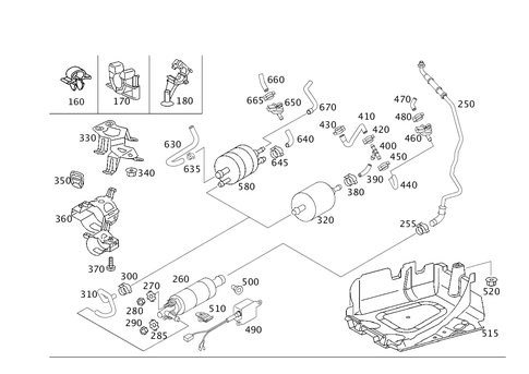 Fuel Pump Package for 2002 Mercedes-Benz CL55 AMG #0