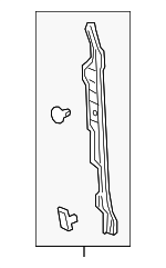 5382778010 - Body: Rear Seal for Lexus: NX200t, NX300, NX300h Image