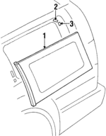 8972336493 - : Quarter Glass for Isuzu Image