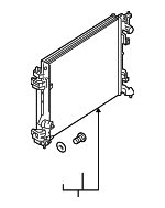 214106MA1B - Cooling System: Radiator for Nissan: Rogue Sport Image