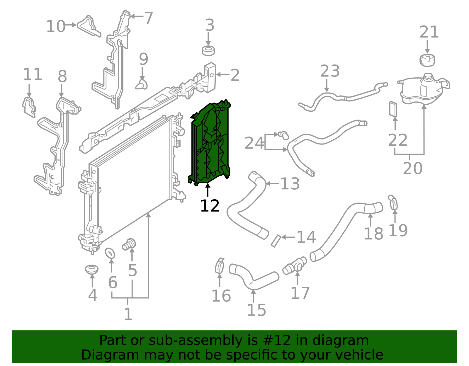 2017-2023 Nissan Air Guide 21494-DF41A | Nissan Parts Plus