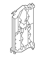21494DF41A - Cooling System: Air Guide for Nissan: Qashqai, Rogue Sport Image