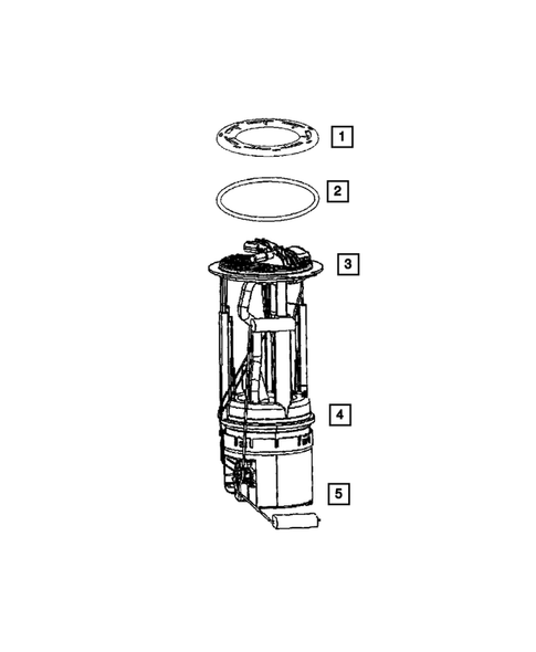 Fuel Pump and Sending Unit for 2007 Jeep Liberty #0
