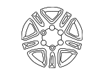 42611AF120 - Suspension: Wheel, Alloy for Toyota Image