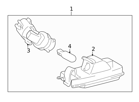 License Lamps for 2001 Toyota Prius #0