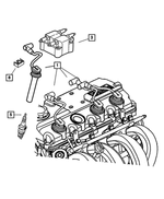 4609103AC - Electrical: Ignition Coil for Chrysler: PT Cruiser, Sebring, Voyager | Dodge: Caravan, Neon, Stratus | Jeep: Liberty, Wrangler Image