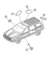 55361402AB - Electrical: Liftgate Flood Lamp Lamp for Mopar Image
