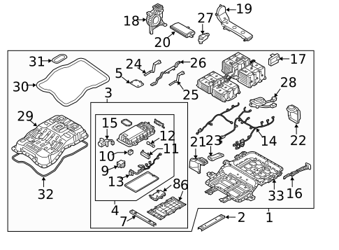 Battery for 2017 Hyundai Ioniq #0
