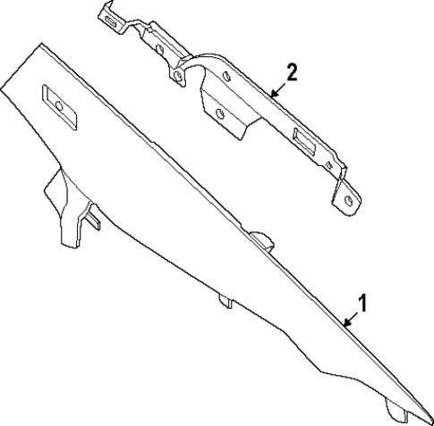 Interior Trim - Quarter Panels for 2025 BMW 550e xDrive #0