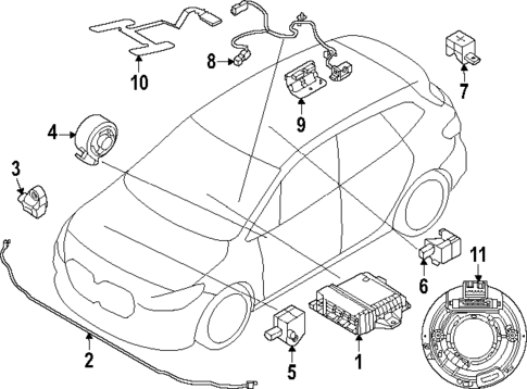 Air Bag Components for 2025 Mini Countryman #1