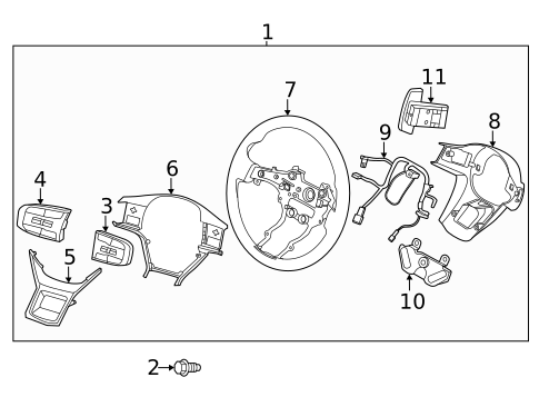 Steering Wheel & Trim for 2023 Kia Sportage #0