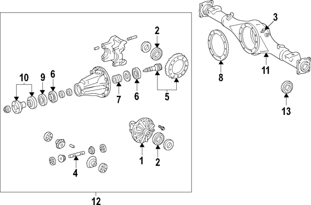 9036655098 - : Differential Carrier Bearing for Toyota Image