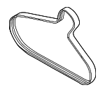 6N903137B - Maintenance &amp; Lubrication: Serpentine Belt for Audi Image