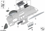51456976842 - : Cover, Function Carrier Center for BMW Image