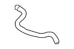 8N0121049 - Cooling System: Inlet Hose for Audi: TT Quattro Image