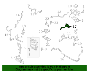 2016-2026 Volvo Drive Motor Battery Pack Coolant Hose 31368487 | OEM ...