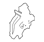 97135H9400 - : Upper Case for Hyundai: Accent Image